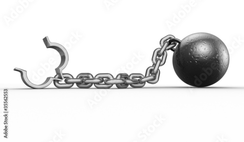 Ball with chain