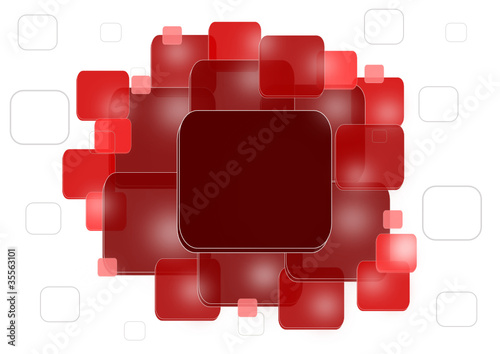 Rote Quadrate