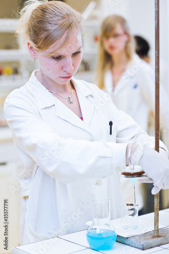 portrait of a female researcher in a lab