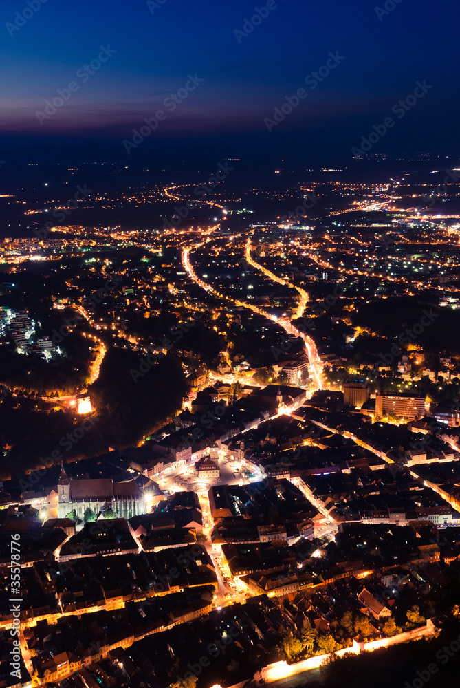 Brasov-night view