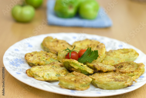 fried green tomatoes battered