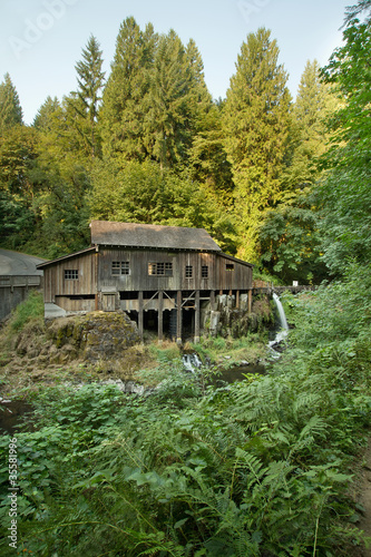 Historic Grist Mill along Cedar Creek Forest