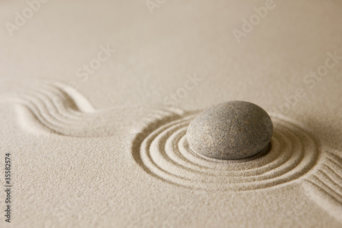Schilderij op canvas Zen garden
