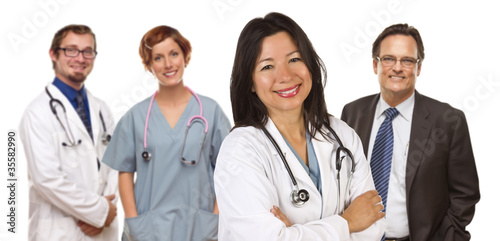 Group of Doctors or Nurses ...