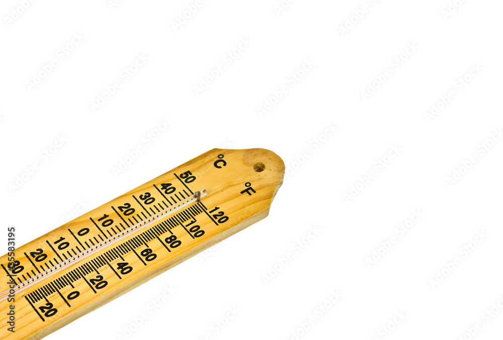 Mercury thermometer.
