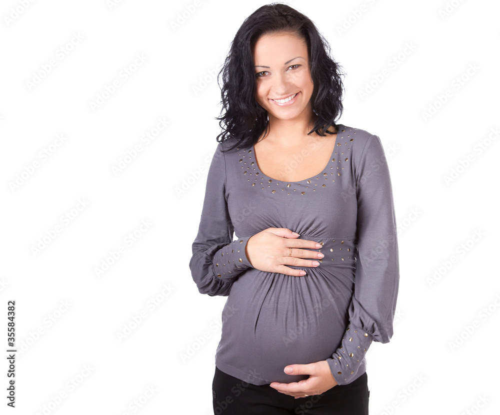 Beautiful pregnant lady