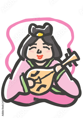 七福神　弁財天　Seven Lucky Gods
