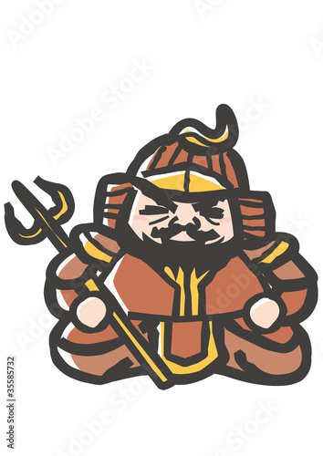 七福神　毘沙門天　Seven Lucky Gods