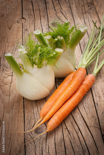 Carote, finocchi - ortaggi