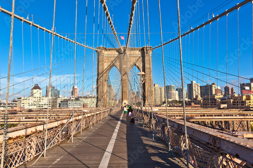 Fototapeta Naklejka Na Ścianę i Meble -  Brooklyn Bridge in New York
