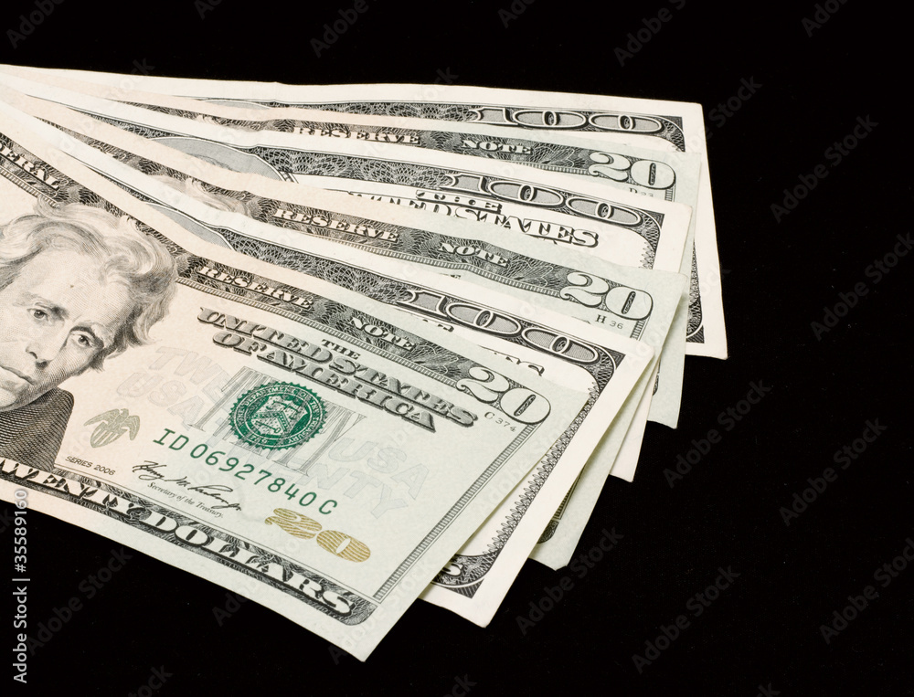 Naklejka premium Dollars