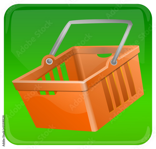 App mit Einkaufskorb