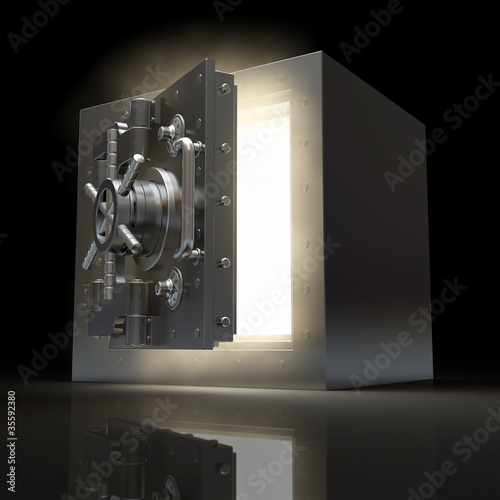 Opening vault and volume light. 3d