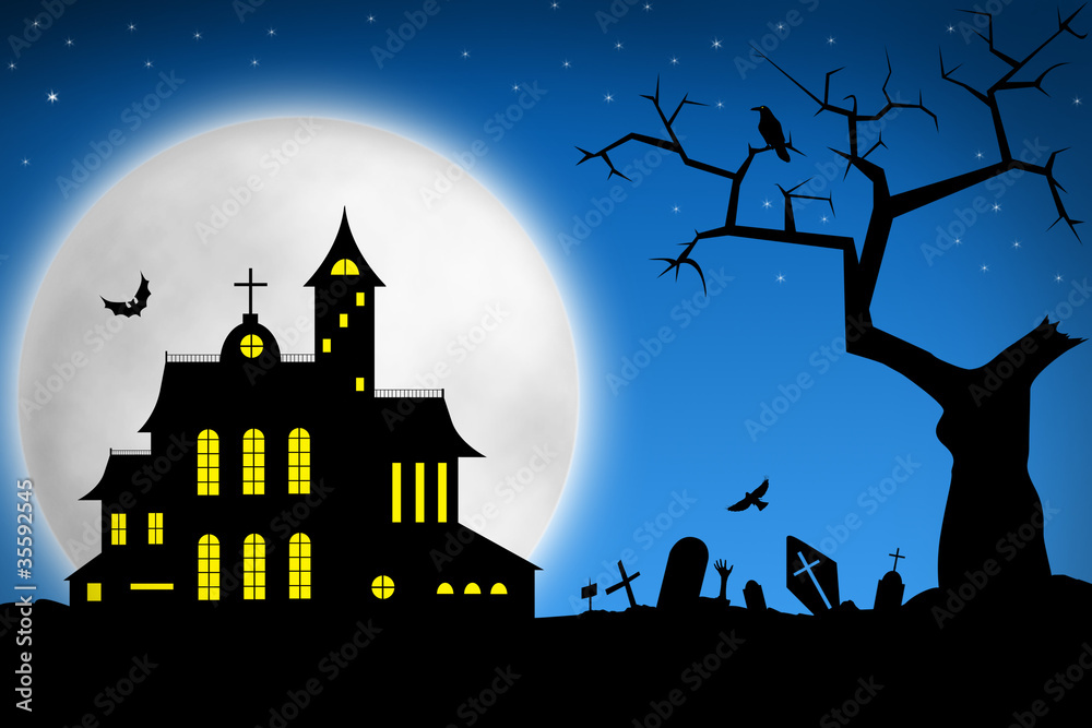 Spooky Halloween night
