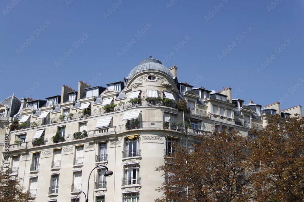 Immeuble du quartier de Passy à Paris Immeuble du quartier de Passy à Paris
