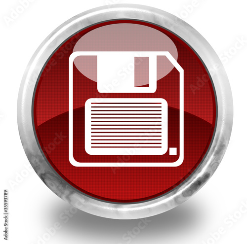 Floppy disk glossy icon