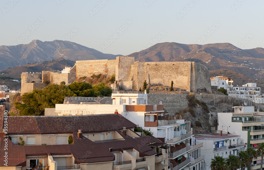 Obraz premium San Miguel Arab Castle, Almunecar, Granada, Spain