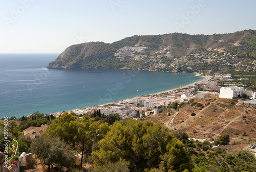 La Herradura Beach, Near Almunecar, Granada, Spain