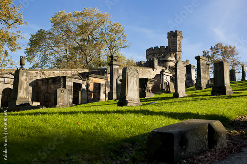 old cementary in Edinburgh, Scotland