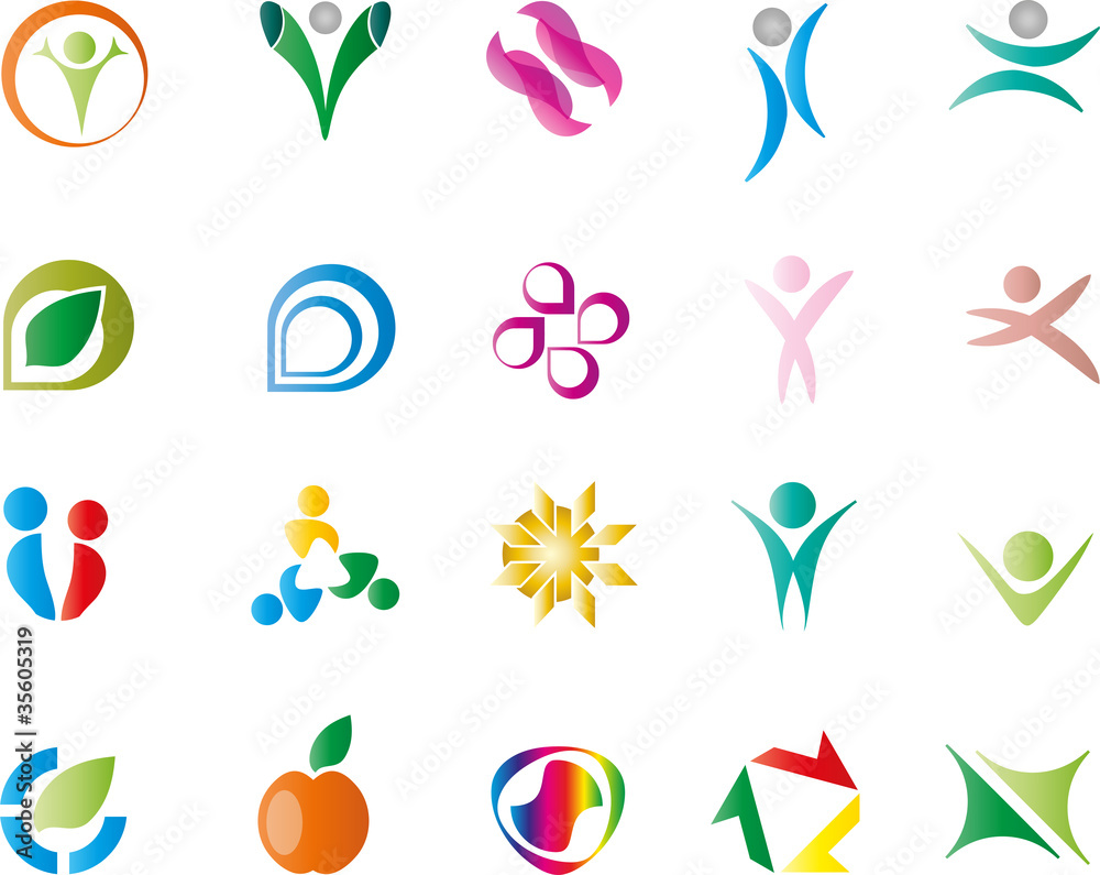 Logos, Zeichen, Symbol, Design, Elements
