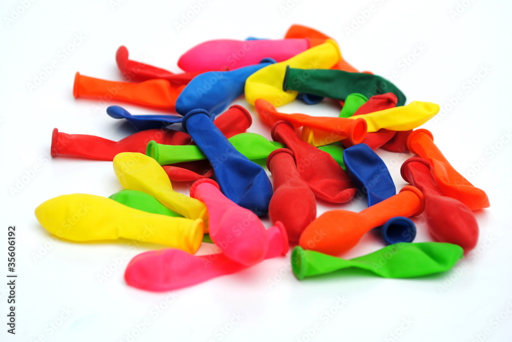 inflatable ballons of various colors inflatable ballons of various colors