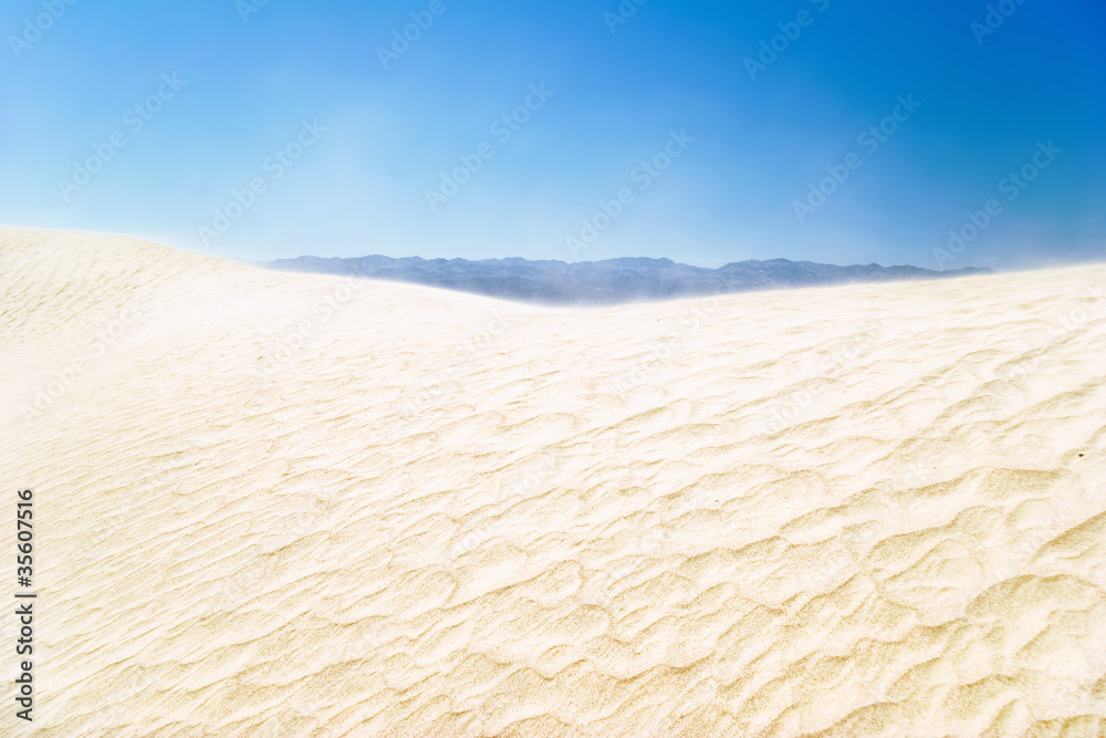 White sand dunes, Death Valley, California White sand dunes, Death Valley, California