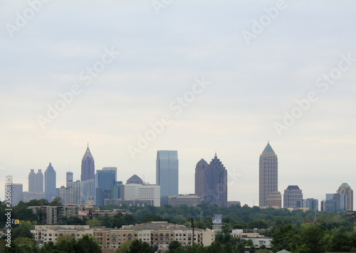 Downtown Atlanta Georgia, north view.