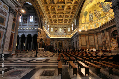 Rome  Italy - basilica of Saint Paul Outside the Walls