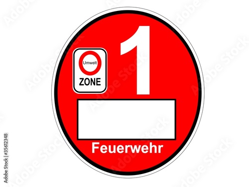 Umweltplakette Rettungsdienst