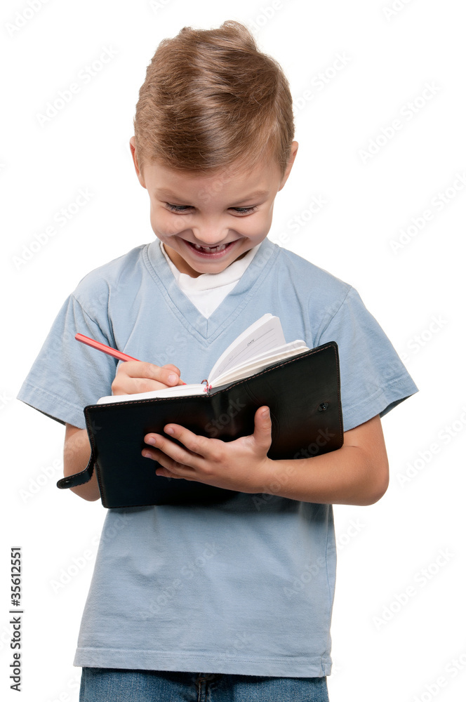 Boy with book Boy with book
