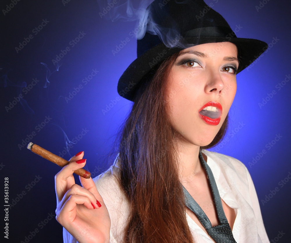 Obraz premium black hat