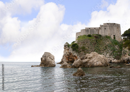 The Walled City of Dubrovnic in Croatia Europe photo