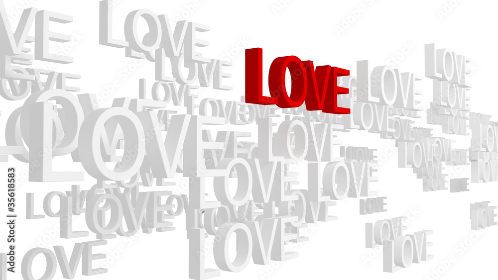 Obraz premium True love concept.