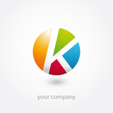 logo, logo entreprise, business logo, k