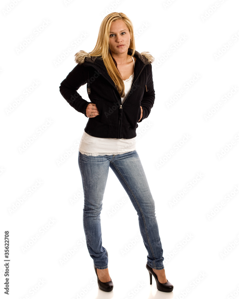 Casual Young Woman Casual Young Woman
