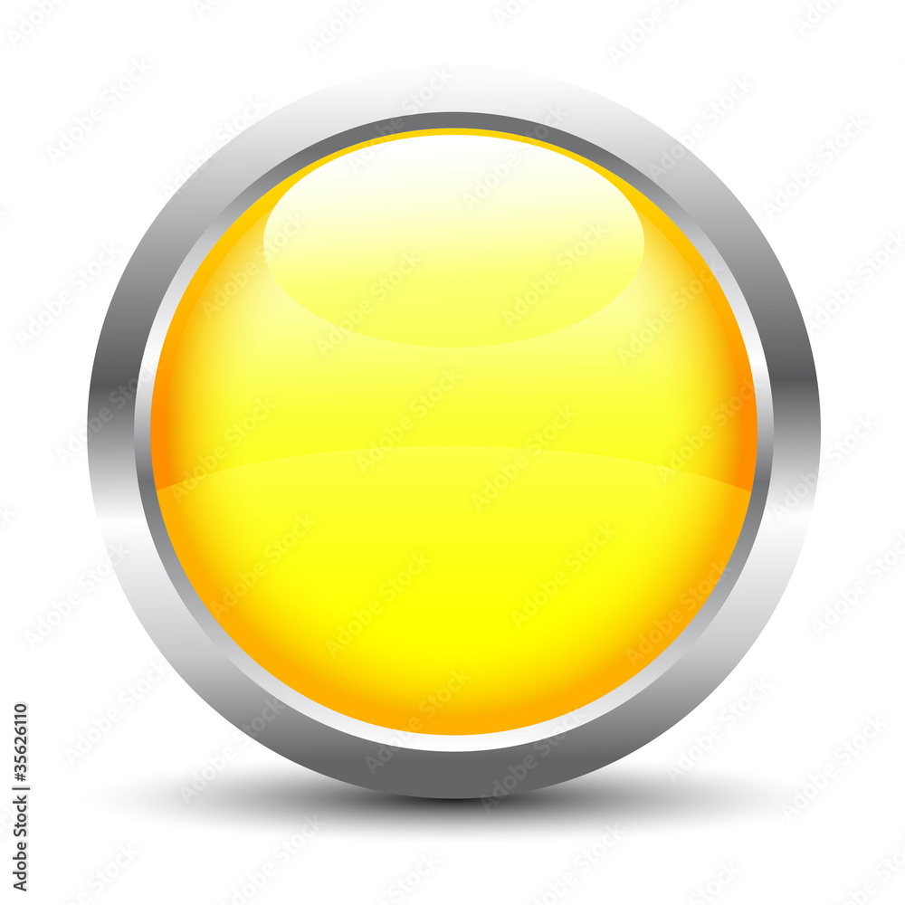 Glanz Button gelb Glanz Button gelb