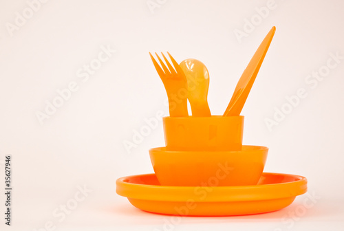 orange utensil