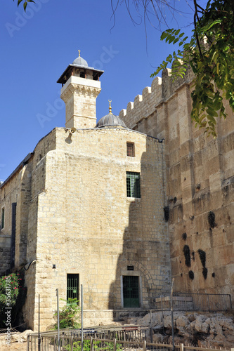 Foto Cave of the Patriarchs in Hebron, Israel.