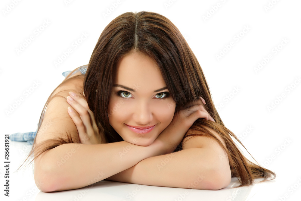 teen girl beautiful cheerful enjoying isolated on white teen girl beautiful cheerful enjoying isolated on white