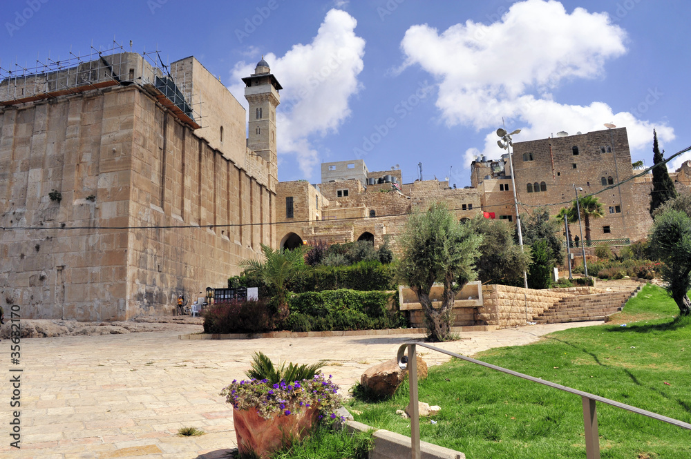 Cave of the Patriarchs in Hebron, Israel.