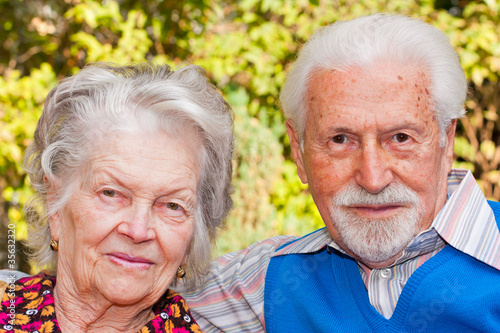 Elderly couple