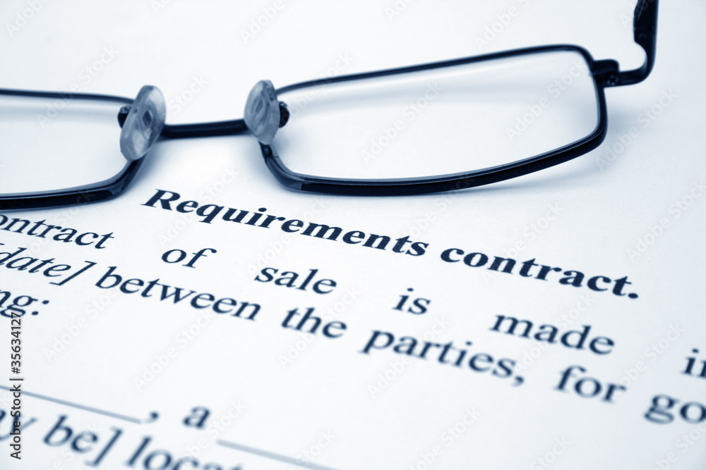 Requirement contract Requirement contract