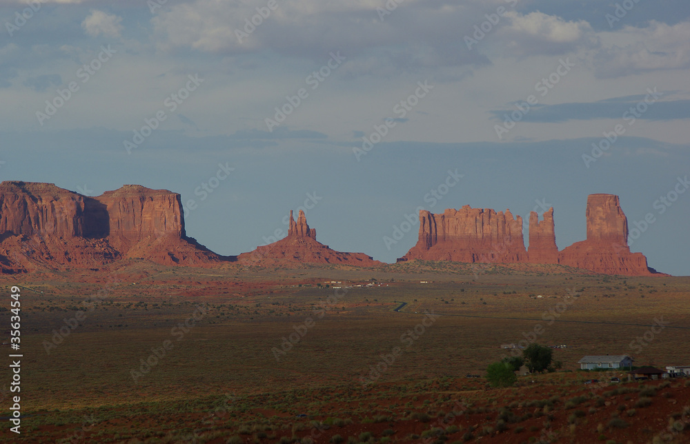 Monument Valley at sunset