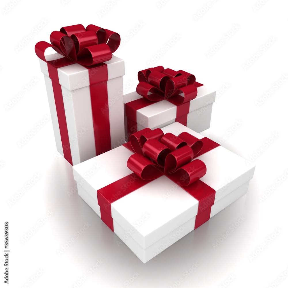 Fototapeta premium gift boxes