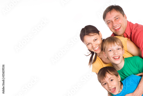 Wallpaper Mural cute family portrait Torontodigital.ca