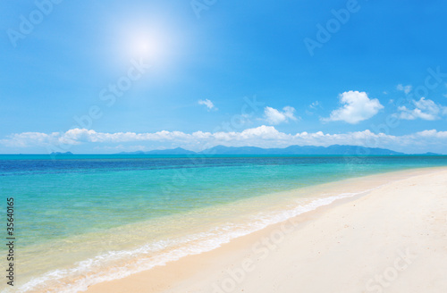 beach and beautiful tropical sea