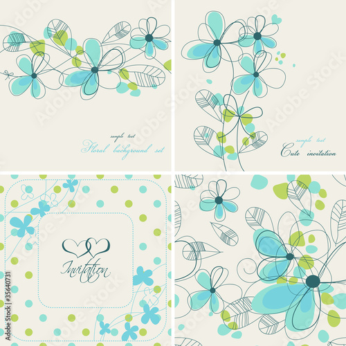Cute floral backgrounds