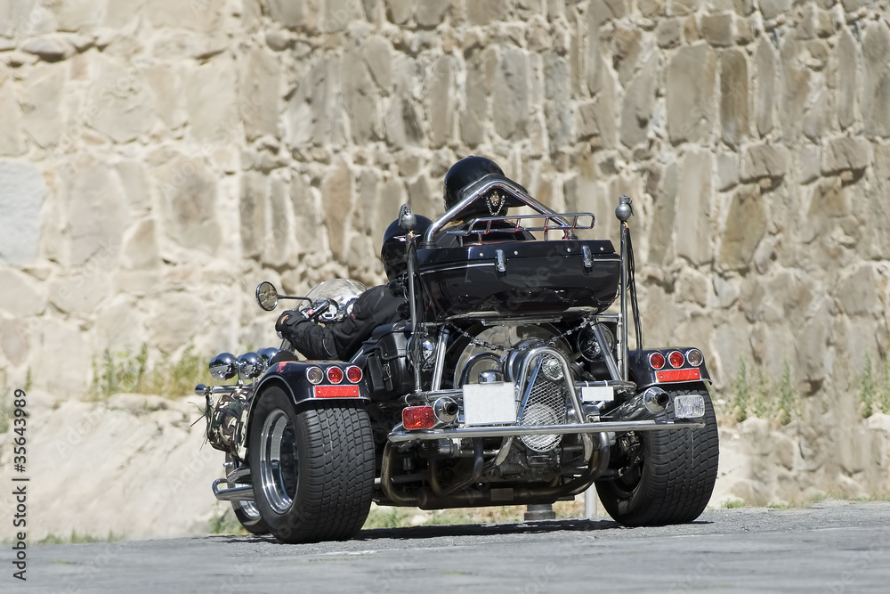 Obraz premium De ruta con el trike.