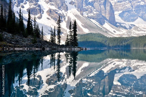 Moraine Lake, Rocky Mountains, Canada photo