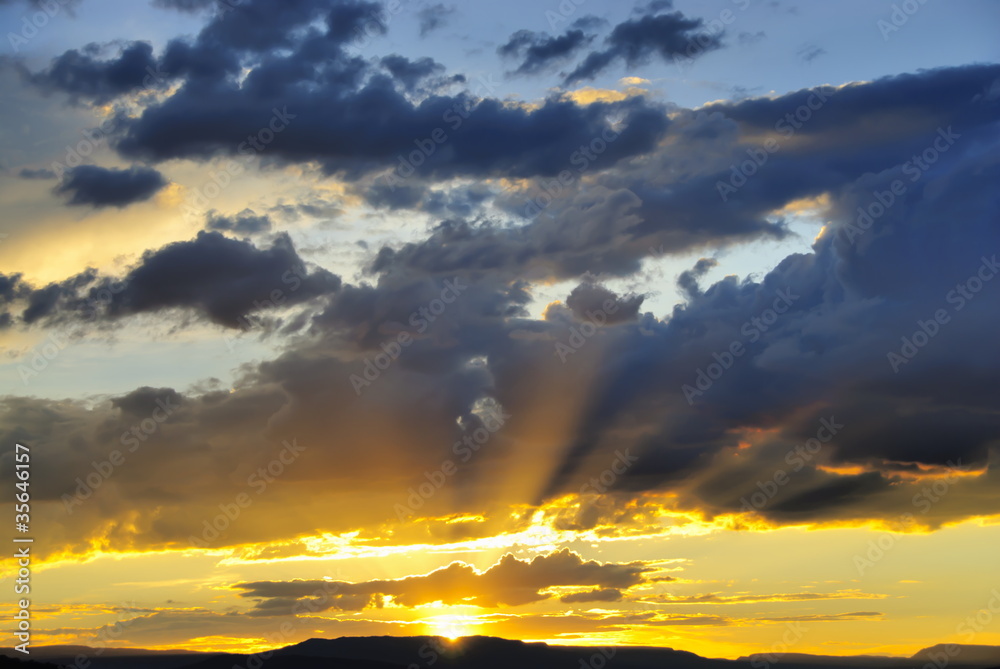 Obraz premium Colorado Sunset